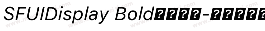 SFUIDisplay Bold字体下载字体转换
